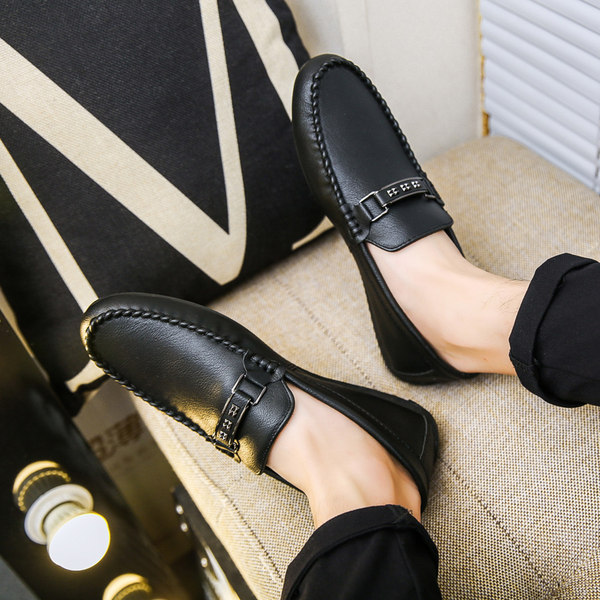 รองเท้าโลฟเฟอร์ชาย รองเท้าผู้ชาย รองเท้าแฟชั่นชาย รองเท้าหนังผู้ชาย Men Loafer Slip-On Shoes