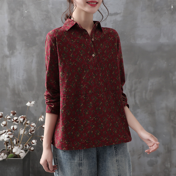 เสื้อเชิ้ตผ้าฝ้ายลินิน ขายเสื้อเชิ้ต ผ้าลินิน เสื้อเชิ้ตผ้าฝ้ายผู้หญิง