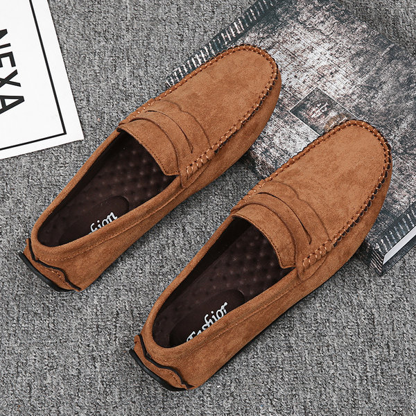 รองเท้าหนังผู้ชาย มีไซส์39-44 รองเท้าโลฟเฟอร์ชาย Slip-On Shoes