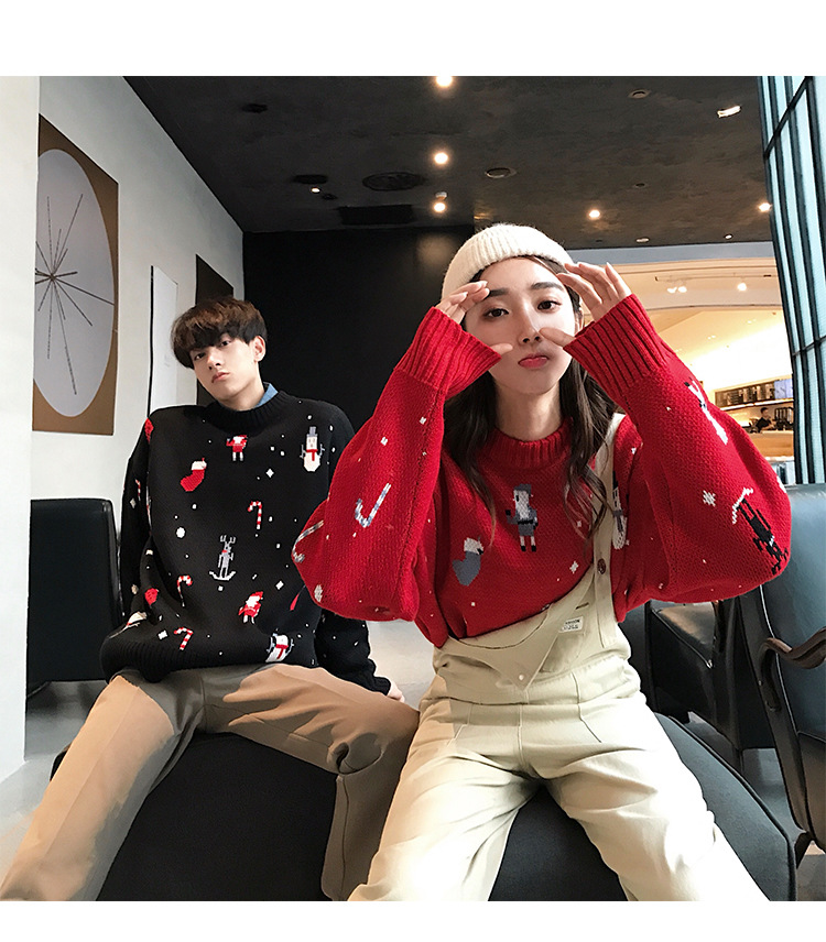 Sweater เสื้อสเวทเตอร์ไหมพรม ใส่เป็นคู่หรือใส่เดี่ยวๆ ก็น่ารัก งานดีมากๆๆ ไหมพรมหนาเนื้อนุ่มสุดๆ ราคาสูงหน่อยแต่คุ้มราคาจ้า