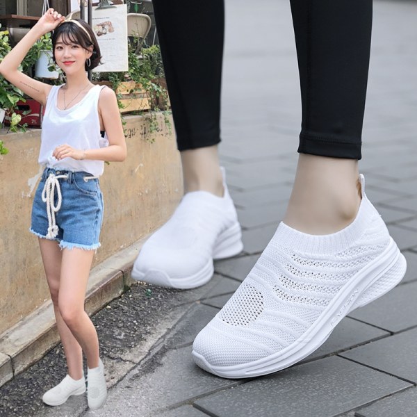 รองเท้าผ้าใบ รองเท้าลำลอง รองเท้าผ้าใบลำลอง รองเท้าแฟชั่นแบบสวม Slipper Shop