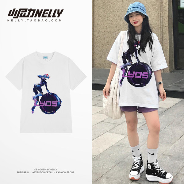เสื้อยืดคอกลม ผู้ชาย เสื้อยืดผู้ชายเกาหลี เสื้อยืดเกาหลี แบรนด์ NELLY