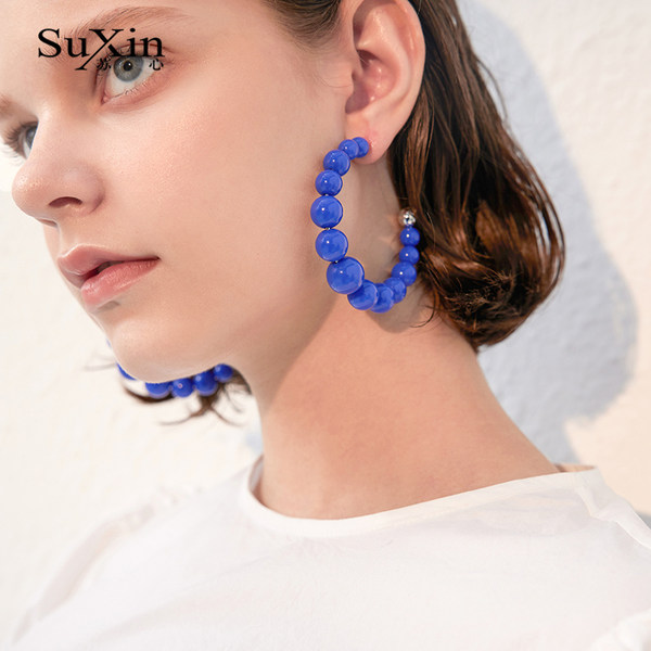 ตุ้มหู ต่างหู ต่างหูผู้หญิง By SuXin