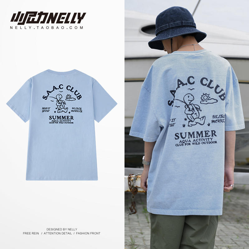 เสื้อยืดคอกลม ผู้ชาย เสื้อยืดผู้ชายเกาหลี เสื้อยืดเกาหลี แบรนด์ NELLY