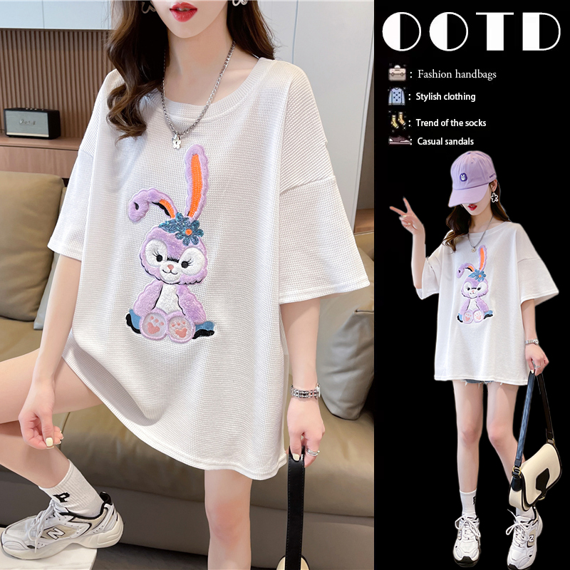 เสื้อยืดคนอ้วนแบบโอเวอร์ไซส์แบบ ulzzang fashion สนใจทักแชท