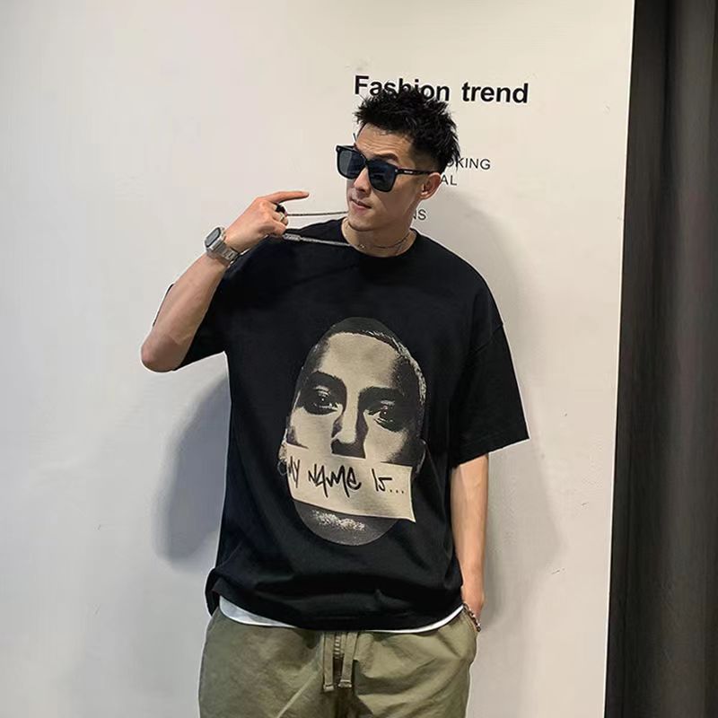 เสื้อยืดผู้ชายอ้วน S-5XL(อกเสื้อ39-51นิ้ว)