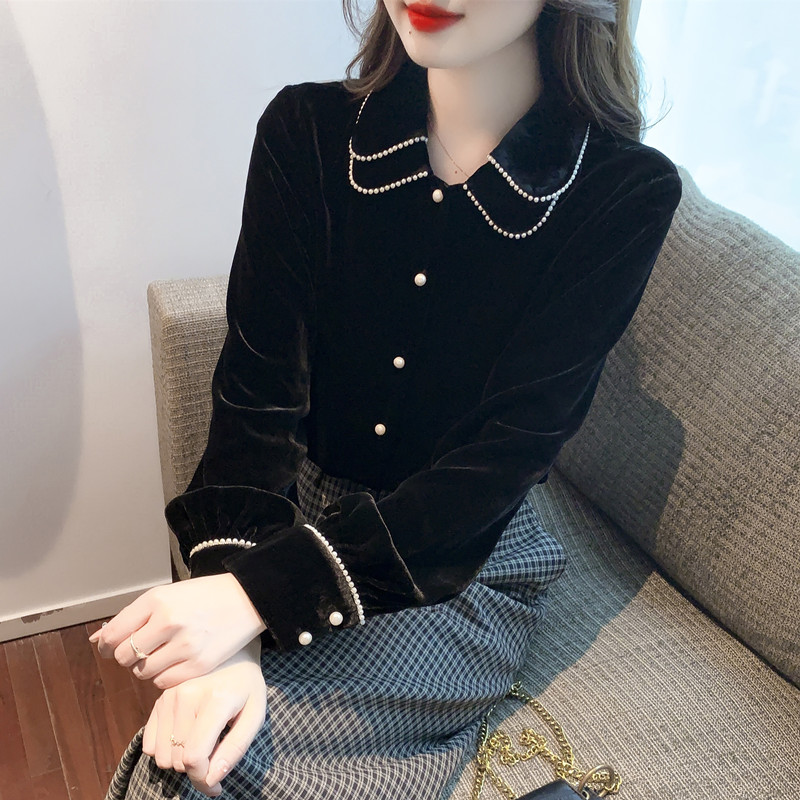 เสื้อลูกไม้ เสื้อเชิ้ตแขนยาว