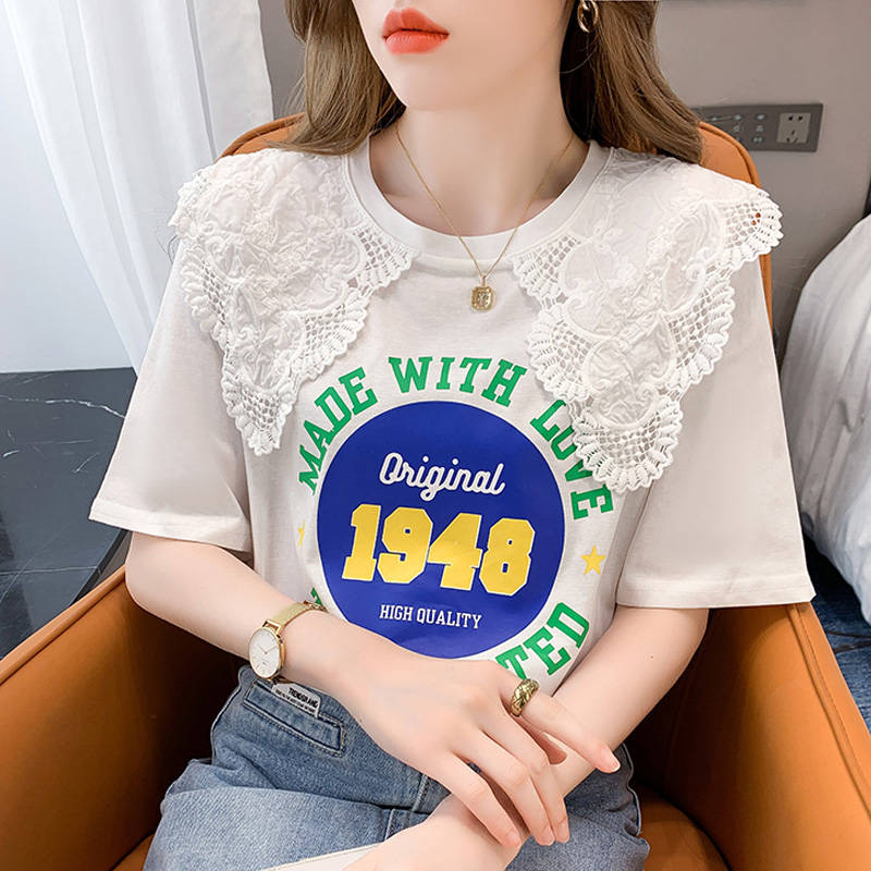 เสื้อยืดวัยรุ่นน่ารักๆ เสื้อวัยรุ่นแขนสั้น เสื้อผ้าวัยรุ่นเกาหลี แบรนด์ Wiyike