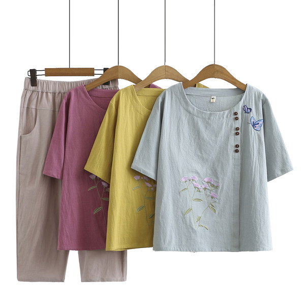 เสื้อลินินสไตล์ผู้ใหญ่ เสื้อคุณแม่ เสื้อผู้ใหญ่ แบรนด์ LININ
