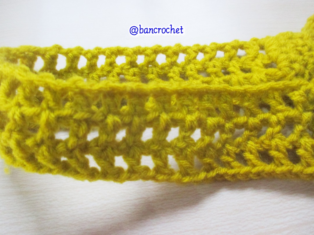Bancrochet ราคาส่ง ที่คาดผมถักโครเชต์ crochet headband หลากสี 1-1.5*13 inch