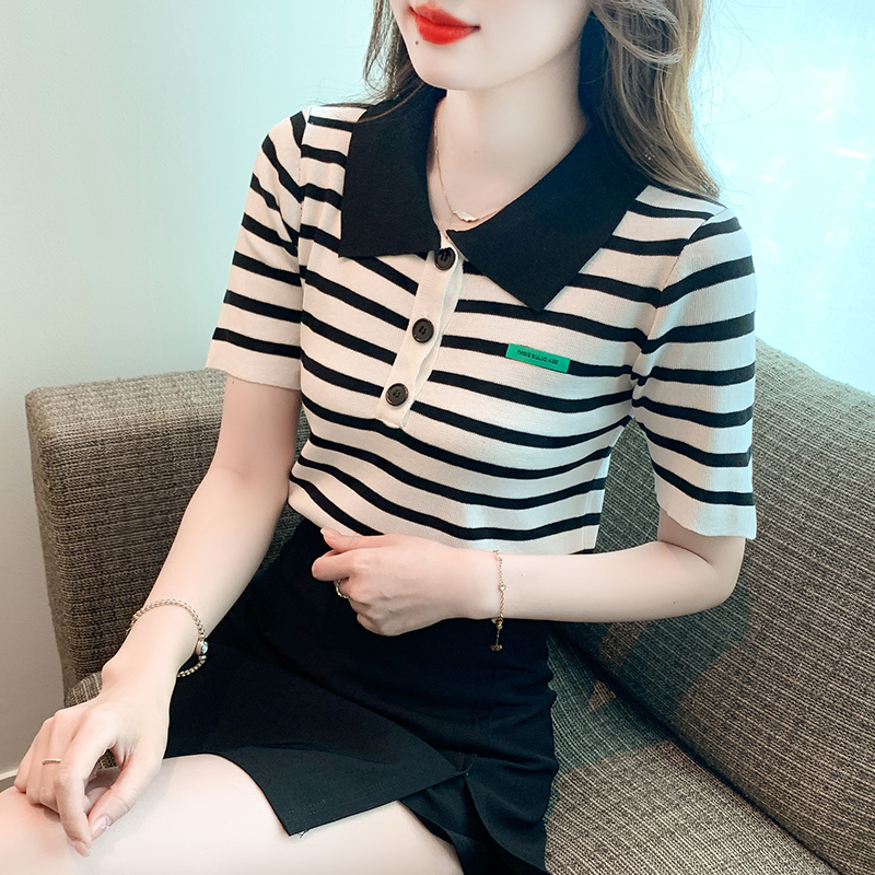 เสื้อผ้าวัยรุ่นเกาหลี เสื้อยืดวัยรุ่นผู้หญิง มีขนาด S M L XL