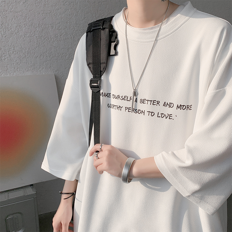 เสื้อยืดผู้ชายอ้วน S-5XL(อกเสื้อ39-51นิ้ว)