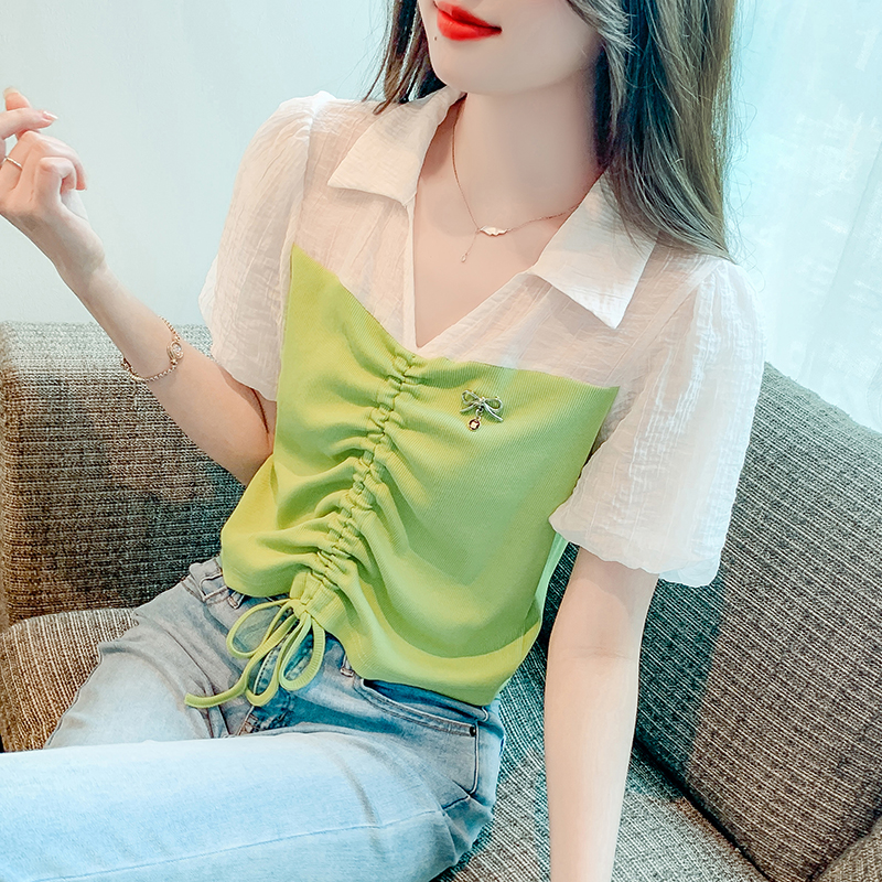 เสื้อผ้าวัยรุ่นเกาหลี เสื้อยืดวัยรุ่นผู้หญิง มีขนาด S M L XL