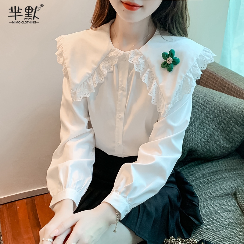 เสื้อลูกไม้ เสื้อเชิ้ตแขนยาว