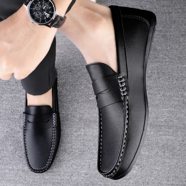 รองเท้าหนังผู้ชาย มีไซส์39-44 รองเท้าโลฟเฟอร์ชาย Slip-On Shoes