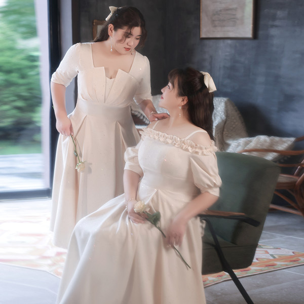 ชุดราตรีคนอ้วน ชุดราตรีไซส์ใหญ่ สาวอวบ ชุดราตรีสาวอวบ ชุดออกงานสาวอวบ ชุดออกงานคนอ้วน