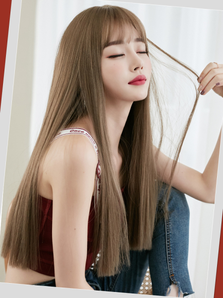 วิกผม วิกผมสไตล์เกาหลี วิกผมผู้หญิงราคาถูก แฮร์พิช Hairpiece BY Queen Seventh Street