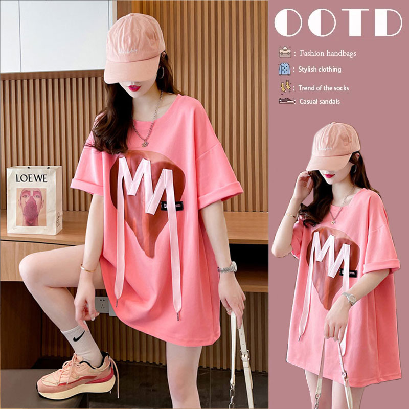 เสื้อยืดคนอ้วนแบบโอเวอร์ไซส์แบบ ulzzang fashion สนใจทักแชท