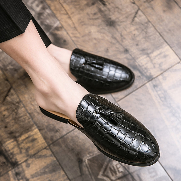 รองเท้าหนังผู้ชาย มีไซส์39-44 รองเท้าโลฟเฟอร์ชาย Slip-On Shoes