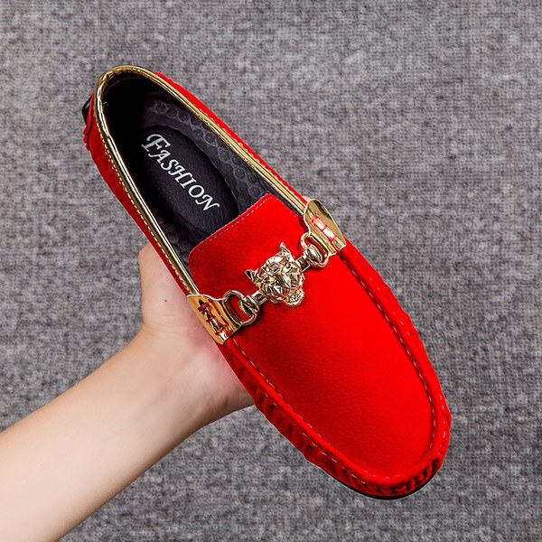 รองเท้าหนังผู้ชาย มีไซส์39-44 รองเท้าโลฟเฟอร์ชาย Slip-On Shoes