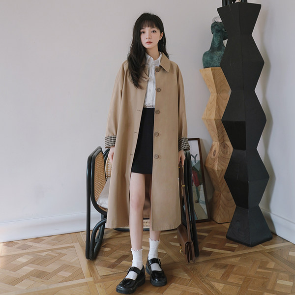 เสื้อโค้ท เสื้อโค้ทกันหนาว เสื้อโค้ทใส่เที่ยวต่างประเทศ ยี่ห้อ: Qianziqian