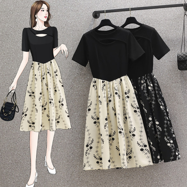 เดรสคนอ้วน เดรสสาวอวบ ชุดเดรสคนอ้วนวัยรุ่น BY PLUS SIZE Girl