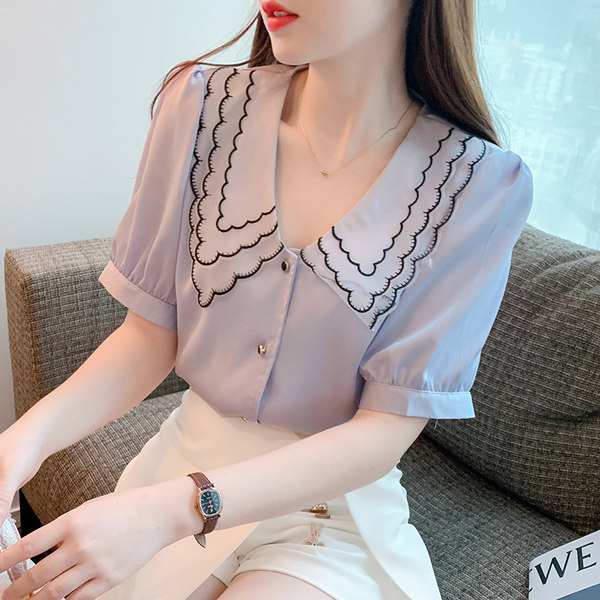 เสื้อชีฟองเกาหลี เสื้อชีฟองสวยๆ