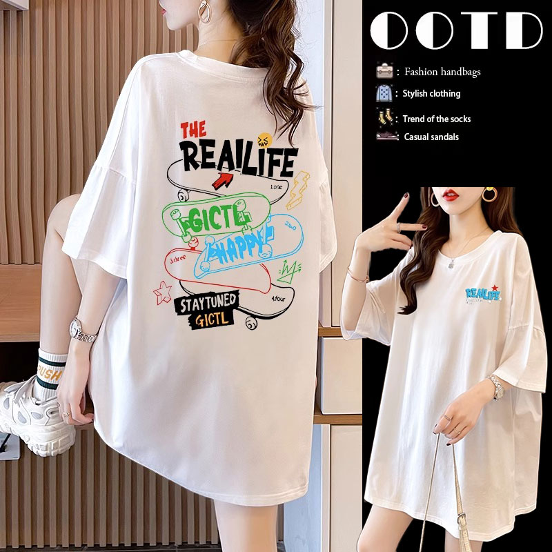 เสื้อยืดคนอ้วนแบบโอเวอร์ไซส์แบบ ulzzang fashion สนใจทักแชท