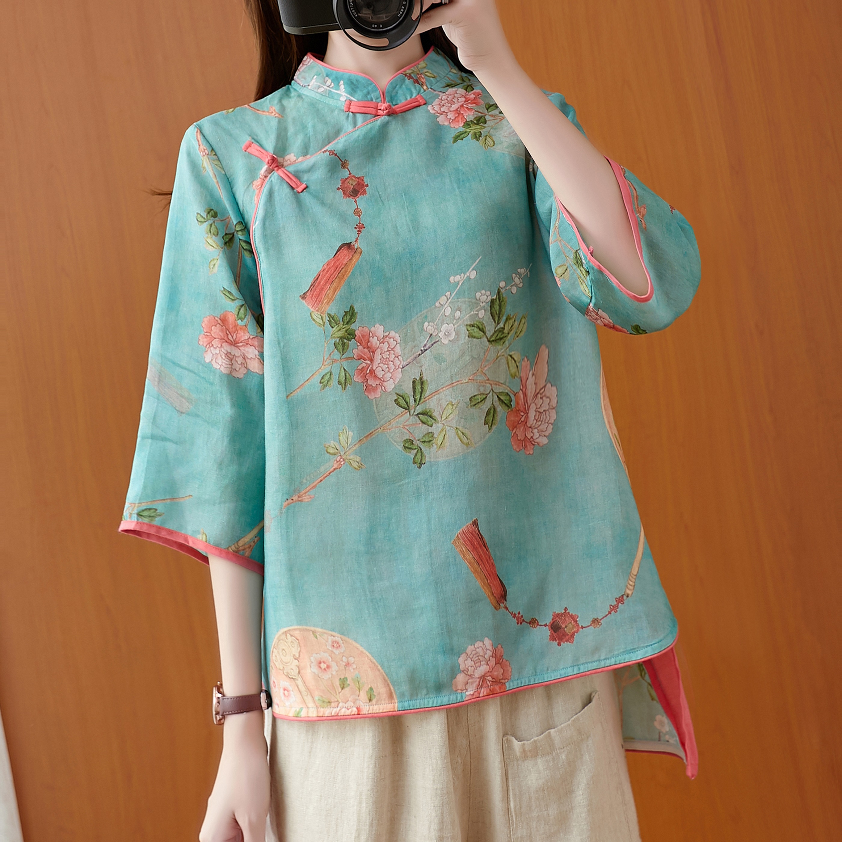 เสื้อลินิน เสื้อผ้าฝ้ายลินิน เสื้อเชิ้ตผ้าลินิน