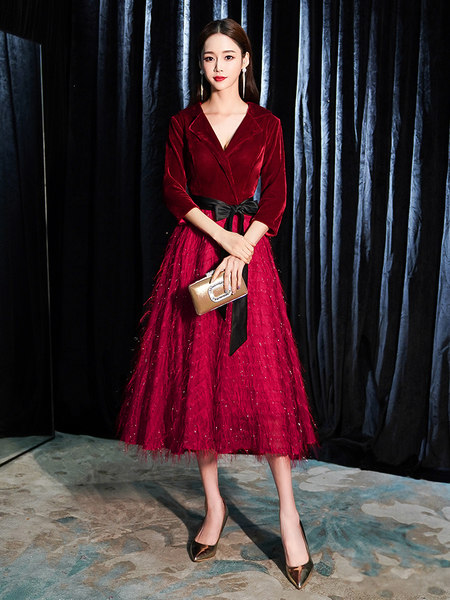 ชุดราตรี ชุดราตรีสวยหรู แบบ ทันสมัย Evening dress