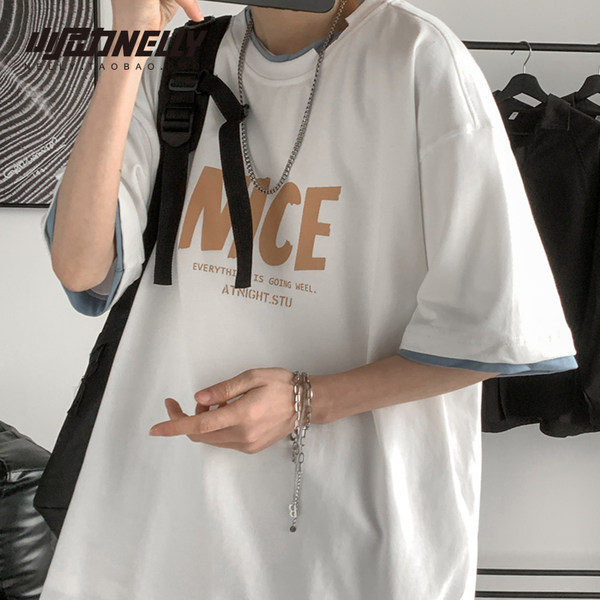เสื้อยืดคอกลม ผู้ชาย เสื้อยืดผู้ชายเกาหลี เสื้อยืดเกาหลี แบรนด์ NELLY