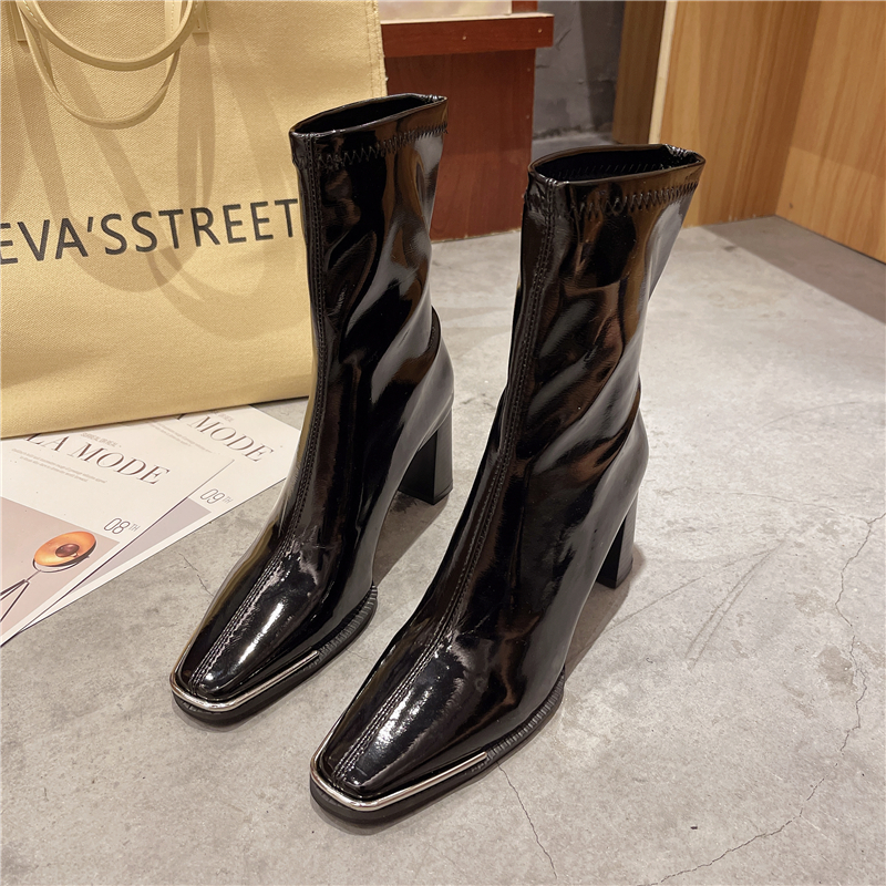 รองเท้าบูทแฟชั่นหญิง มีขนาดให้สั่งซื้อ 35 36 37 38 39 40