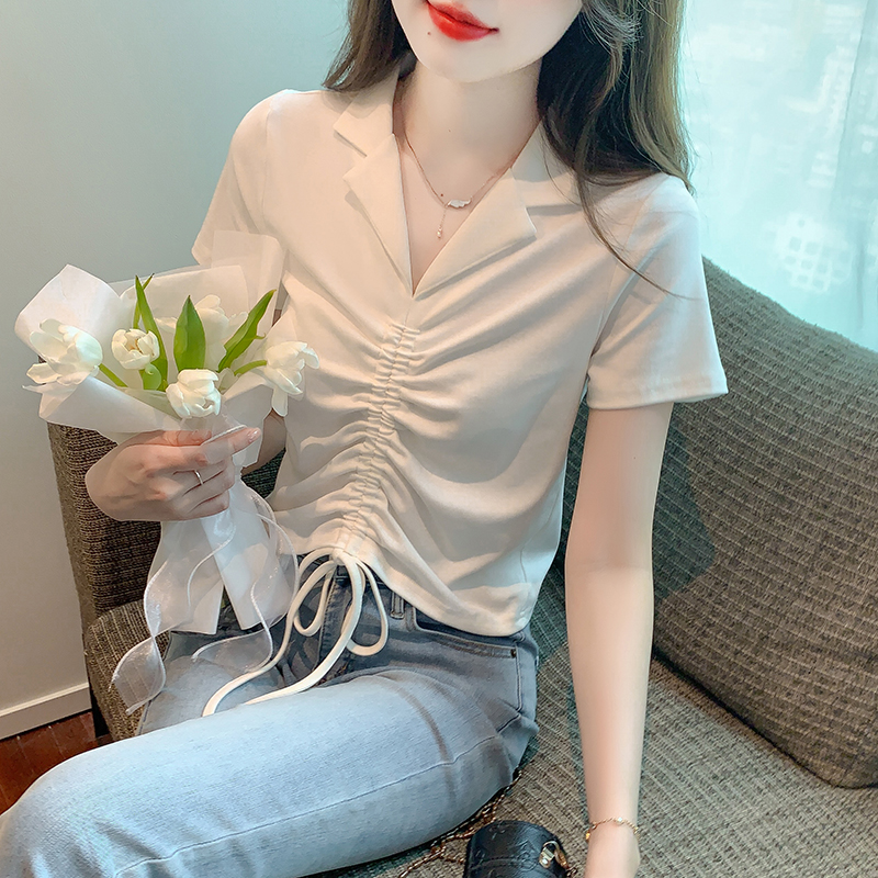 เสื้อผ้าวัยรุ่นเกาหลี เสื้อยืดวัยรุ่นผู้หญิง มีขนาด S M L XL