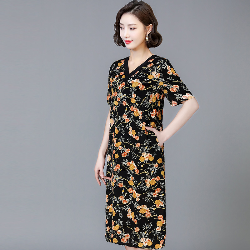 เดรสวัยผู้ใหญ่40-60ปี เดรสคุณแม่ ชุดเดรสทำงานวัยผู้ใหญ่ แบรนด์ MAMA DRESS