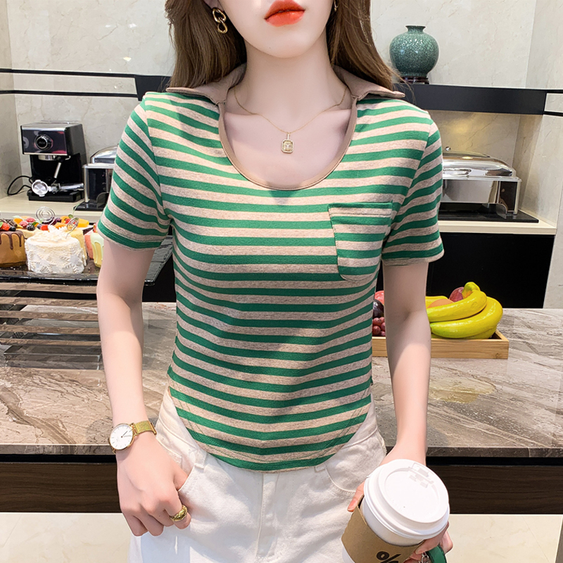 เสื้อผ้าวัยรุ่นเกาหลี เสื้อยืดวัยรุ่นผู้หญิง มีขนาด S M L XL