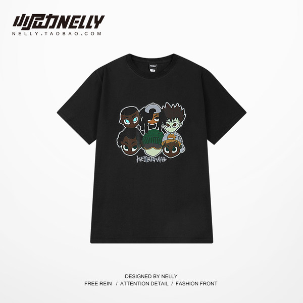 เสื้อยืดคอกลม ผู้ชาย เสื้อยืดผู้ชายเกาหลี เสื้อยืดเกาหลี แบรนด์ NELLY