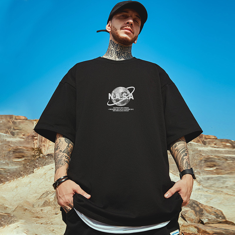 เสื้อยืดผู้ชายอ้วน S-5XL(อกเสื้อ39-51นิ้ว)