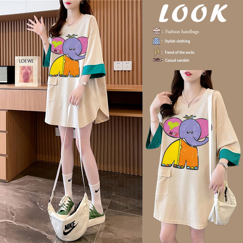 เสื้อยืดคนอ้วนแบบโอเวอร์ไซส์แบบ ulzzang fashion สนใจทักแชท