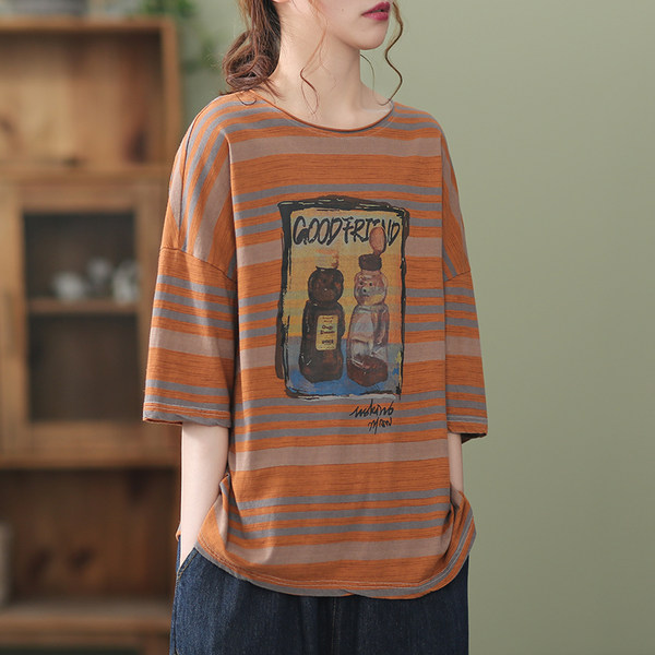 เสื้อยืดวินเทจ ฟรีไซส์อกเสื้อประมาณ 38-42
