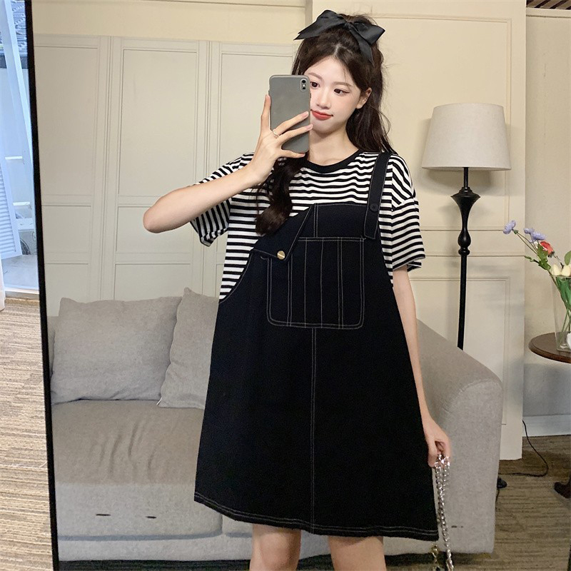 เดรสวัยรุ่น-เดรสคนอ้วนวัยรุ่น L-4XL(อก38-46 นิ้ว)