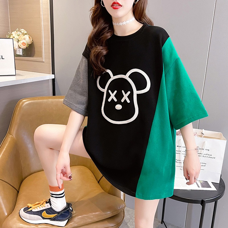 เสื้อยืดคนอ้วนแบบโอเวอร์ไซส์แบบ ulzzang fashion สนใจทักแชท