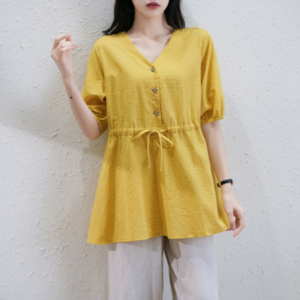 เสื้อลินิน แบบเสื้อสวยๆ เสื้อผ้าฝ้ายลินิน เสื้อเชิ้ตผ้าลินิน BY LININ