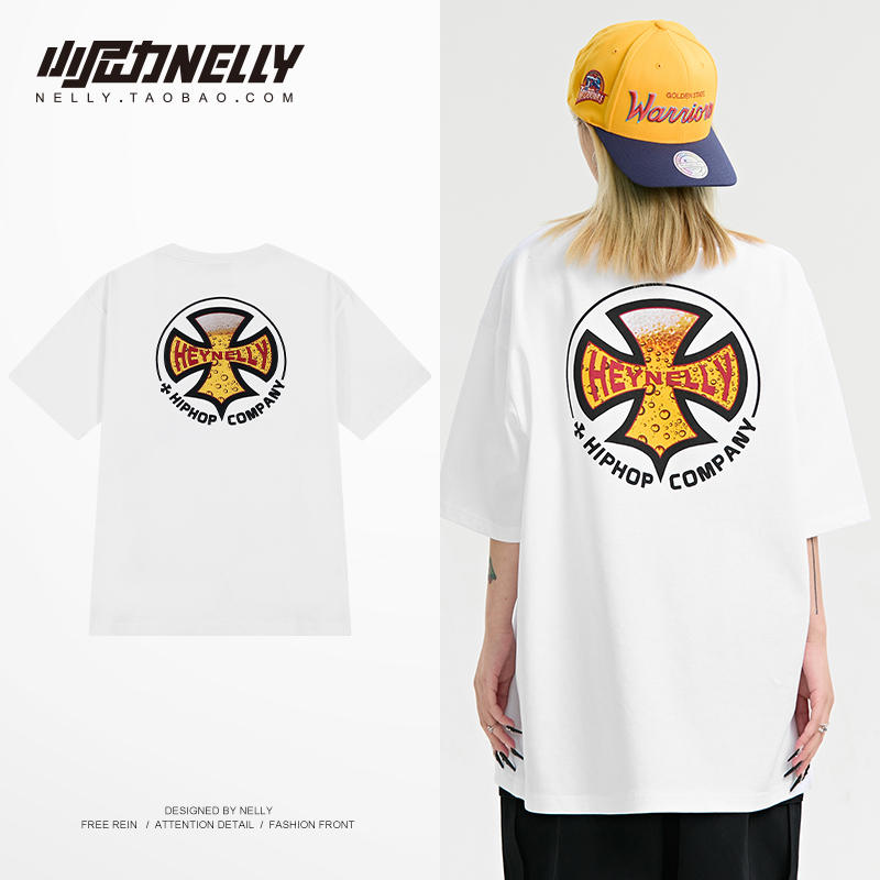 เสื้อยืดคอกลม ผู้ชาย เสื้อยืดผู้ชายเกาหลี เสื้อยืดเกาหลี แบรนด์ NELLY
