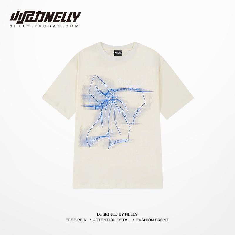 เสื้อยืดคอกลม ผู้ชาย เสื้อยืดผู้ชายเกาหลี เสื้อยืดเกาหลี แบรนด์ NELLY