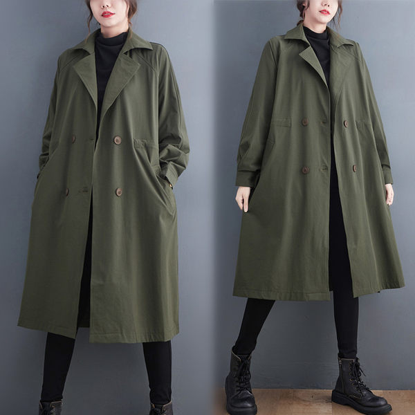 เสื้อทีเชิ้ตคนอ้วนผู้หญิงสไตล์คอตตอนลินินมีไซต์อก 47-48 นิ้ว