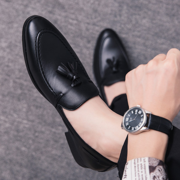 รองเท้าหนังผู้ชาย มีไซส์39-44 รองเท้าโลฟเฟอร์ชาย Slip-On Shoes