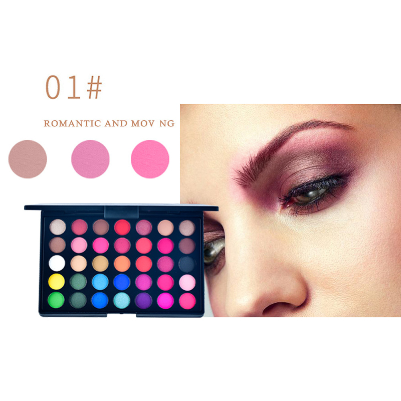 อายแชโดว์ พาเลท 35 สี Eyeshadow pallete เนื้อแมท เนื้อชิมเมอร์ติดทน
