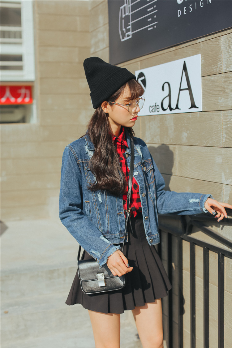 กระโปรงสั้นทรงเทนนิส ผ้าฮานาโกะ