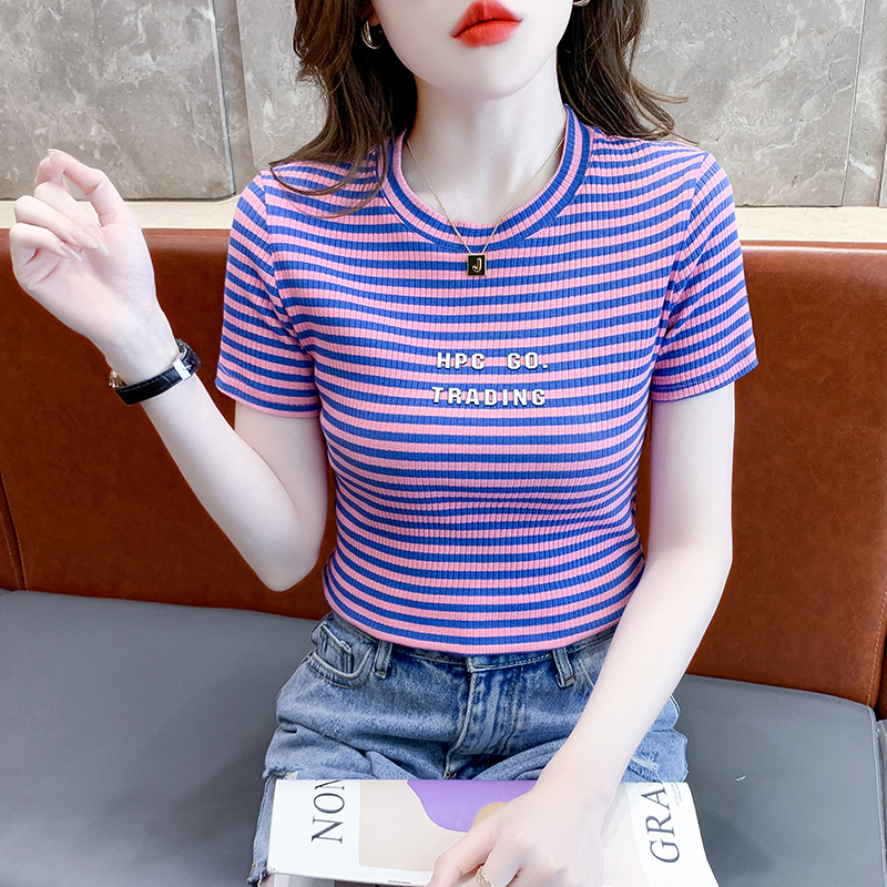 เสื้อผ้าวัยรุ่นเกาหลี เสื้อยืดวัยรุ่นผู้หญิง มีขนาด S M L XL