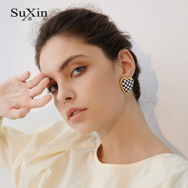 ตุ้มหู ต่างหู ต่างหูผู้หญิง By SuXin